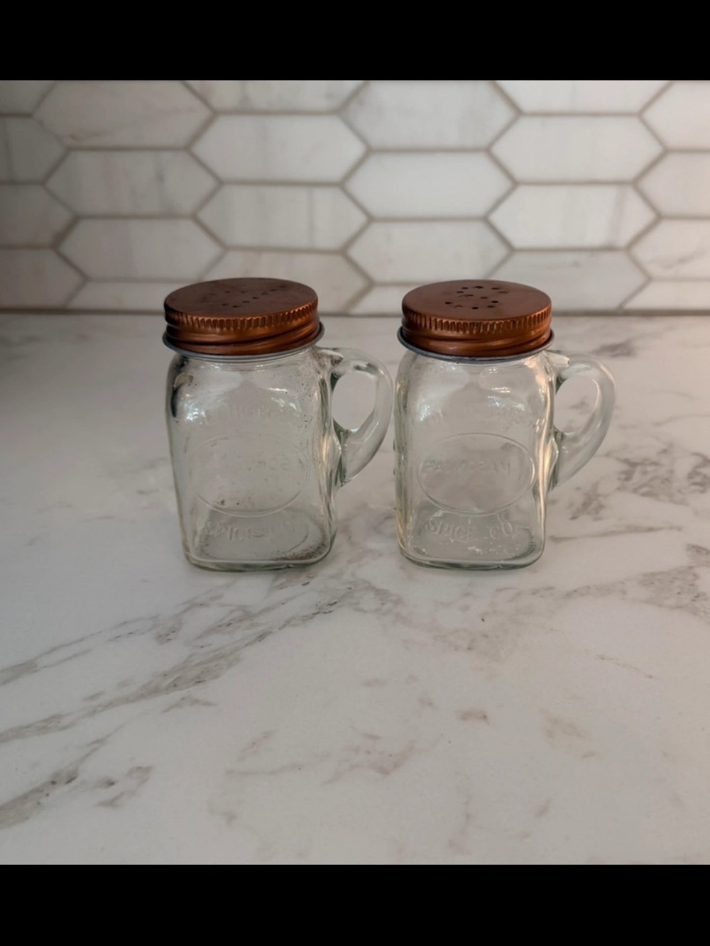 Mason Jar Salt and Pepper Shakers